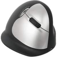 Souris ergonomique sans fil R-Go Tools HE Grand Pour droitiers USB-A Nano récepteur Noir