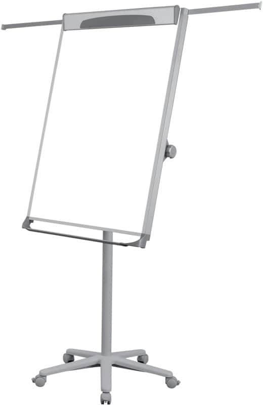 Bi-Office Mastervision Mobiele flipchart Staal 106 (B) x 200 (H) cm Grijs