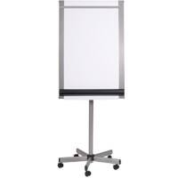 Tableau mobile Bi-Office Acier 70 x 195 cm (l x h) Gris