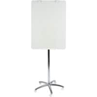 Tableau mobile Bi-Office Business Verre 75 x 185 cm (l x h) Blanc