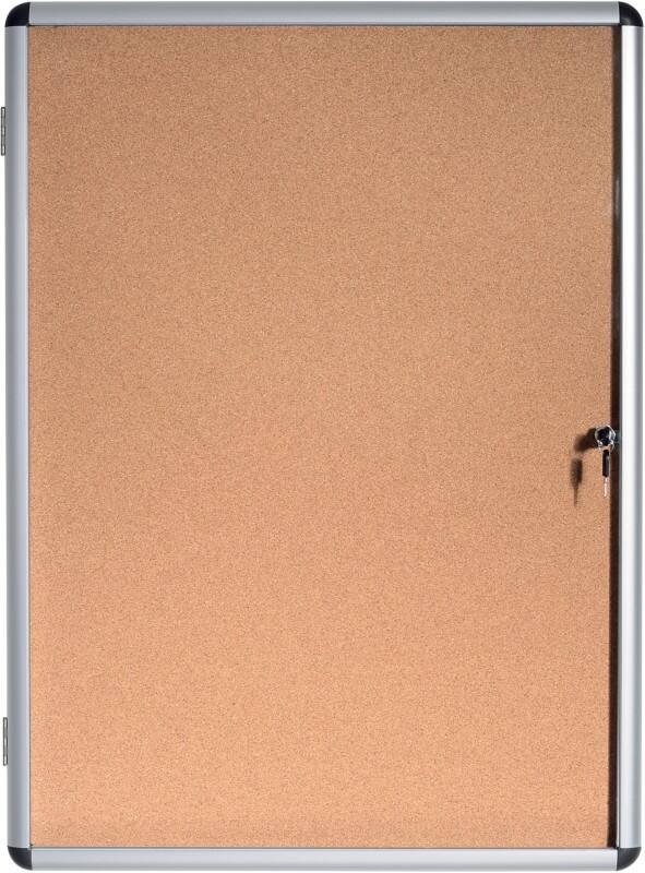 Vitrine d'affichage verrouillable Bi-Office Enclore Indoor Non Magnétique 9 x A4 Verrouillable 72 (L) x 98,1 (H) cm Brun