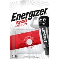 Piles bouton Energizer CR1220 3V Lithium