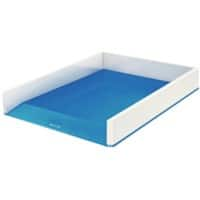 Corbeille à courrier Leitz WOW Dual A4 Blanc, bleu 26,7 x 33,6 x 4,9 cm