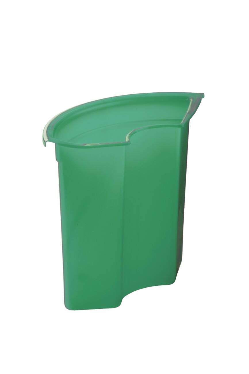 Vileda Polypropyleen Prullenbak 2,6 l 12,4 x 26,7 x 25,6 cm Groen