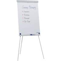 Chevalet de conférence Franken ValueLine Blanc Magnétique Hauteur réglable Auget pour stylos 68 x 105 cm