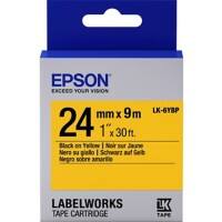 EPSON C53S656005 Etiketteertape LK-6YBP 24 mm x 9 m Zwart op geel