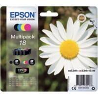 Epson 18 Origineel Inktcartridge C13T18064012 Zwart, cyaan, magenta, geel Multipack 4 Stuks