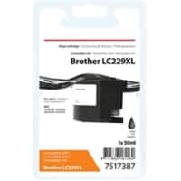 Office Depot Compatibel Brother LC229XL Inktcartridge Zwart