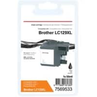 Office Depot Compatibel Brother LC129XL Inktcartridge Zwart