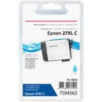 Viking 27XL compatibele Epson inktcartridge C13T27124012 cyaan