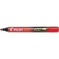 Pilot Super Grip 400 Permanentmarker Breed Beitelpunt 1,5 - 4 mm Rood