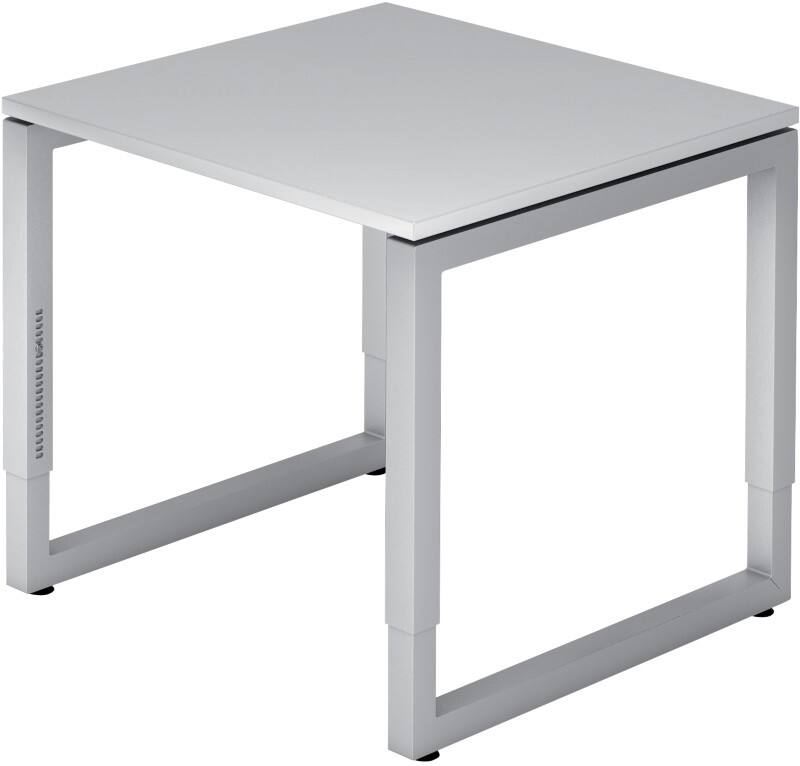 Bureau Hammerbacher R-Series VRS Gris Joue 800 (L) x 800 (P) x 850 (H) mm Acier, Aggloméré