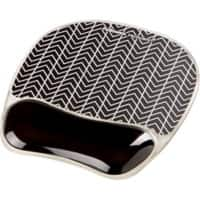 Tapis de souris avec repose-poignet Fellowes Repose-poignet Noir