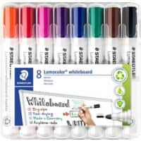 STAEDTLER Lumocolor 351  Whiteboard-marker Ronde punt 2 mm 8 Stuks