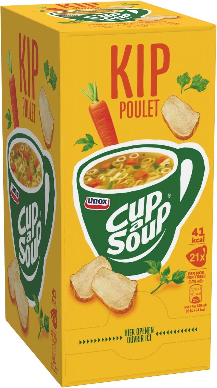 Soupe instantanée Unox Cup a Soup Poulet 39117601 21 Unités de 175 ml