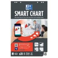 Bloc pour chevalet de conférence OXFORD Smart Chart Quadrillé Euro 90 g/m² 3 Unités de 20 Feuilles 