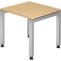 Hammerbacher J Series Hoogteverstelbaar Bureau Rechthoekig Ahorn 4 voeten 800 (B) x 680 (H) mm Hout