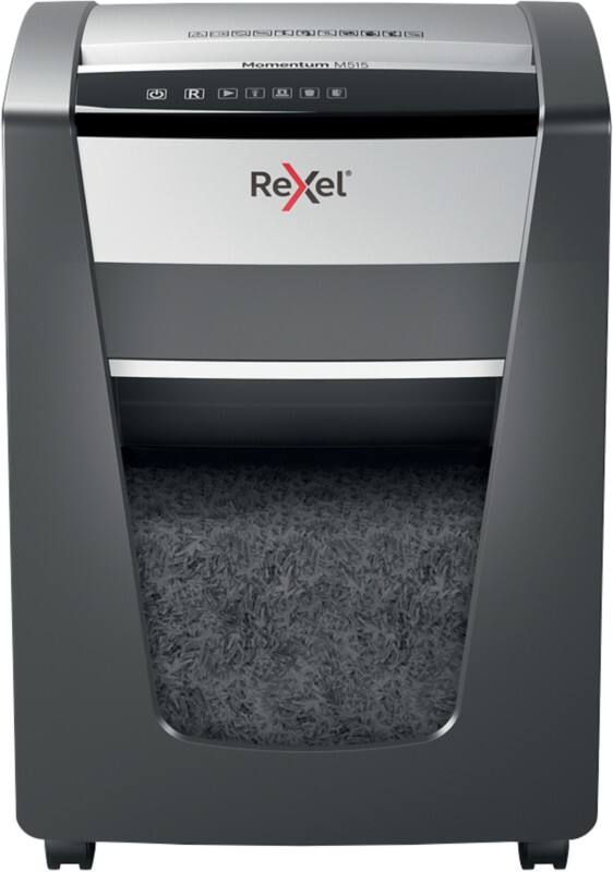 Rexel Momentum M515 Papierversnipperaar Microsnippers Veiligheidsniveau P-5 15 Vel