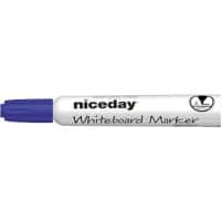 Niceday WBM2.5 Whiteboardmarker Ronde Punt Blauw