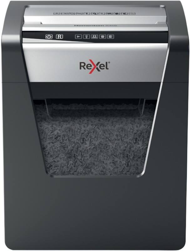 Destructeur de documents Rexel Momentum 17 Feuilles Coupe croisée Niveau de sécurité P-4 23 L X415