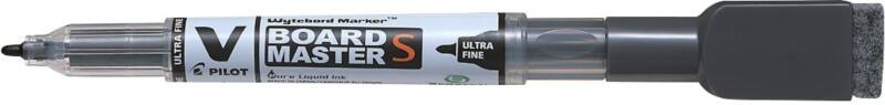 Pilot V-Board Master S Niet-permanent Whiteboard-marker Zwart Extra Fijn Ronde punt - 6 mm 80% Gerecycled