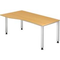 Hammerbacher Hoogteverstelbaar Bureau Vrije vorm Beuken 4 voeten 800 (B) x 685 (H) mm Hout