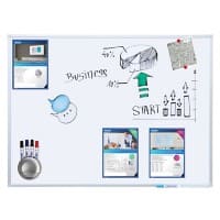 Tableau blanc Franken X-tra!Line Montage mural Magnétique Simple face 180 (l) x 120 (h) cm Blanc