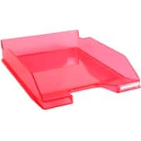 Exacompta Combo Brievenbakje Transparant framboos A4+ Polystyreen 25,5 x 34,7 x 6,5 cm