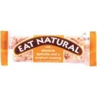 Barres de céréales Eat Natural Amandes, abricots et yaourt 12 Unités de 50 g