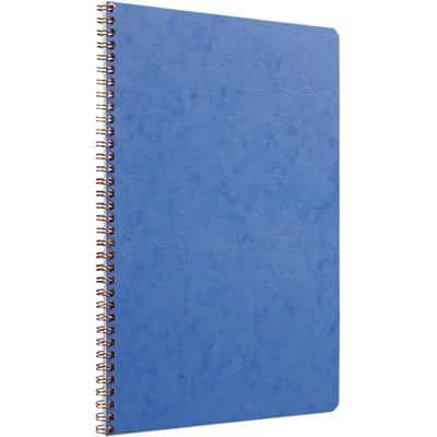 Cahier à spirales Clairefontaine Agebag A4 Bleu Couverture en carte lustrée Quadrillé 50 feuilles