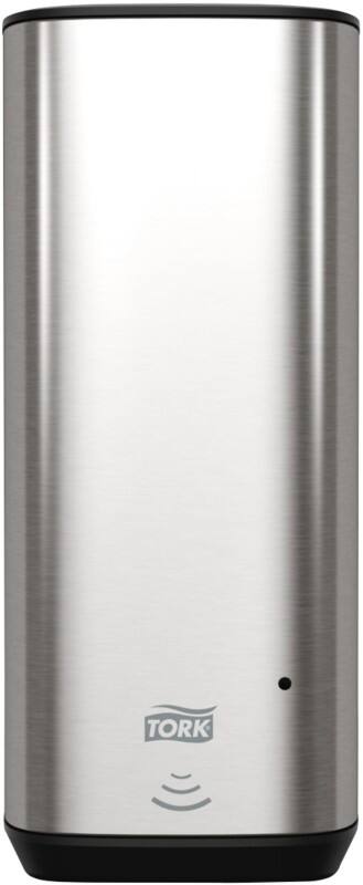 Distributeur de Savon automatique pour Savon et Désinfectant mousse Tork - 460009 - Distribution sans contact S4 - Inox brossé