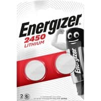 Energizer Knoopcelbatterij Lithium CR2450 620 mAh Lithium (Li) 3 V 2 Stuks