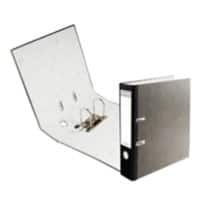 Exacompta Prem Touch Breed Classeur A4 80 mm Zwart 2 Ringen Karton Wolkenmarmer Staand Gerecycled