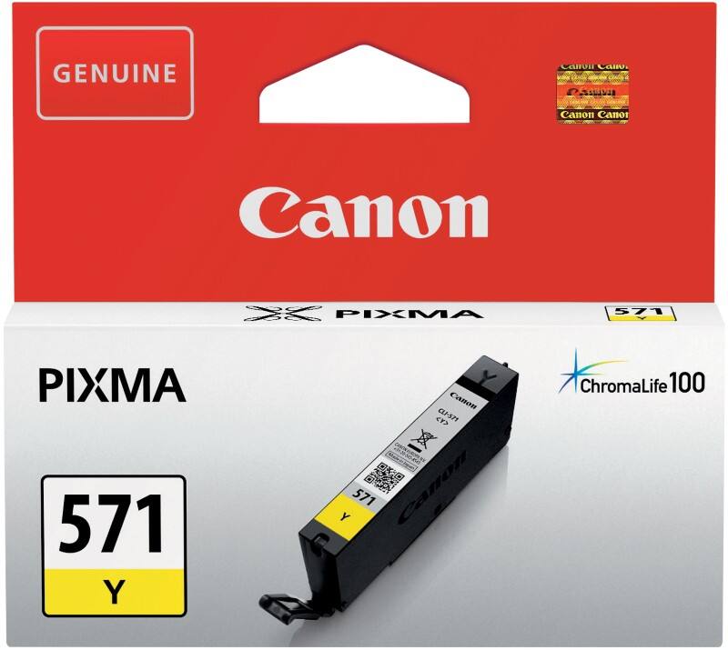 Canon CLI-571Y Origineel Inktcartridge Geel