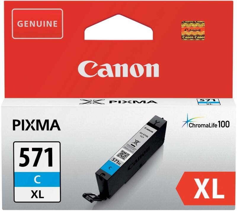 Canon CLI-571C XL Origineel Inktcartridge Cyaan