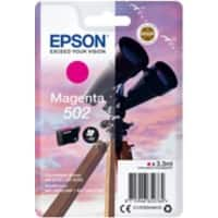 Cartouche jet d'encre Epson 502 D'origine C13T02V34010 Magenta