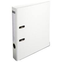 Classeur à levier Exacompta A4 50 mm Blanc 2 anneaux 915402B Lisse Portrait