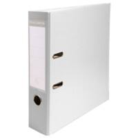 Exacompta Maxi Breed Classeur A4 75 mm Wit 2 Ringen 918402B Karton, PP (Polypropeen) Glad Staand
