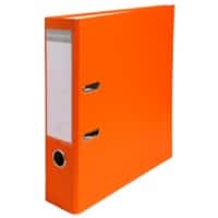 Exacompta Maxi Ordner A4 75 mm Oranje 2 ringen Karton, PP (Polypropeen) Glad Staand