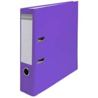 Classeur à levier Exacompta Maxi A4 7,5 cm Violet 2 anneaux Portrait