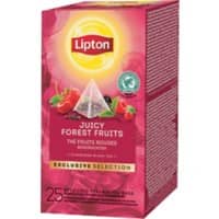 Thé Fruits rouges Lipton 25 Unités de 2 g