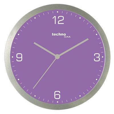 Horloge murale TechnoLine WT9000 30 x 3,3 cm Violet, gris