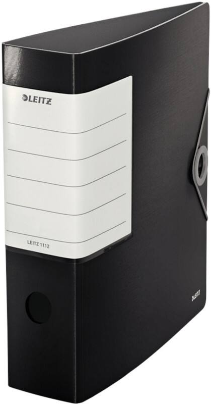 Leitz 180° Solid Breed Classeur A4 82 mm Zwart 2 Ringen 1112 Polyschuim Staand