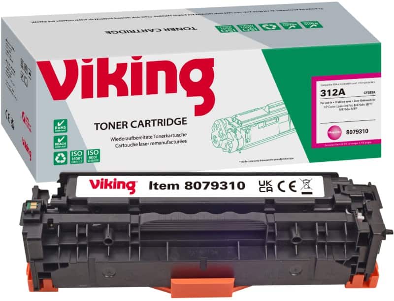 Viking 312A compatibele HP tonercartridge CF383A magenta