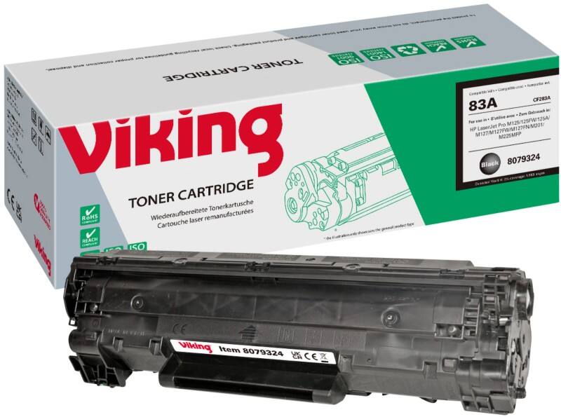 Toner Viking 83A compatible HP CF283A Noir