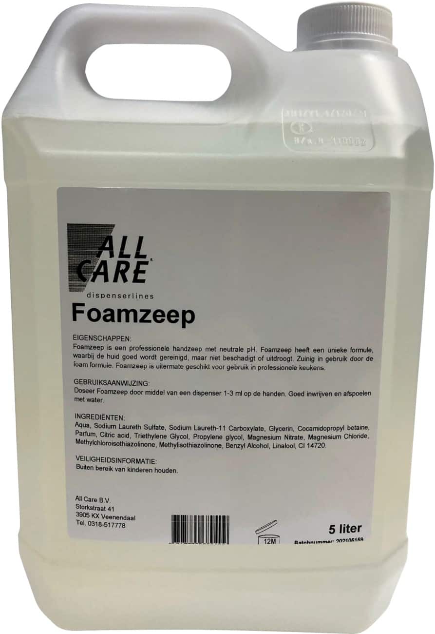 Recharge de savon mousse Eco Frais 5 l