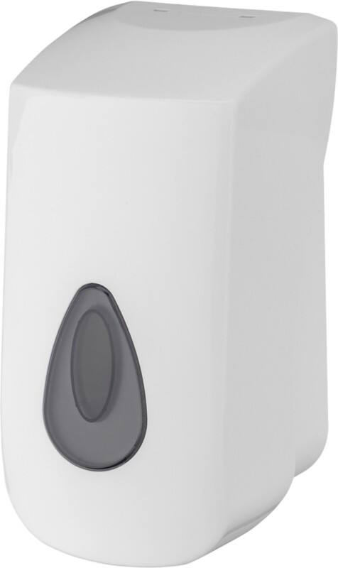 Distributeur de savon pour les mains PlastiQline Fixation murale 400 ml Blanc