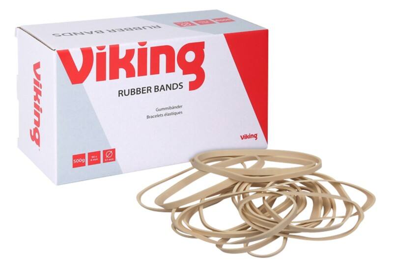 Viking Elastieken 90 x 6 mm Ø 57 mm Bruin 500 g
