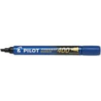 Pilot Super Grip 400 permanentmarker breed beitelpunt 1,5 mm - 4,0 mm blauw