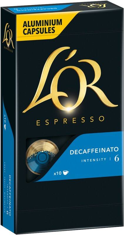 Capsules de café L'OR Décaféiné Nespresso Capsules Corsé 10 unités de 10,4 g